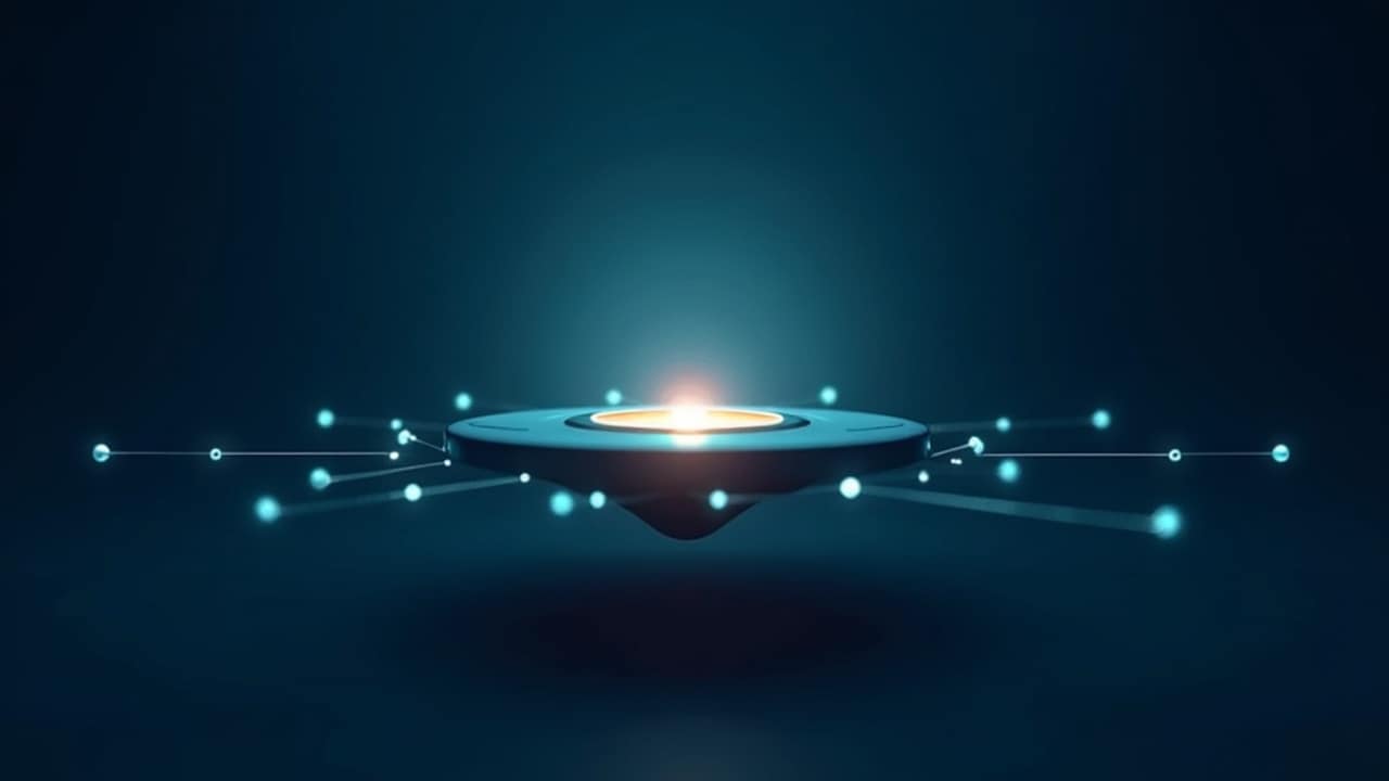 Abstract illustration of a single website template branching into many identical distributor sites connected to a central hub